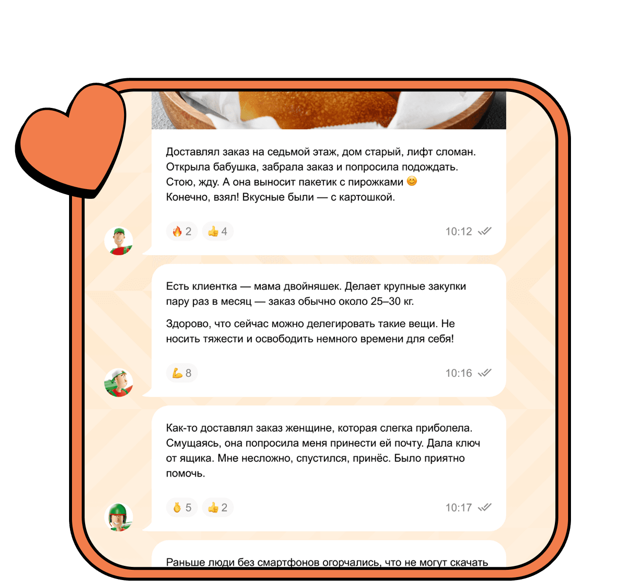 Пример для Пятерочки.